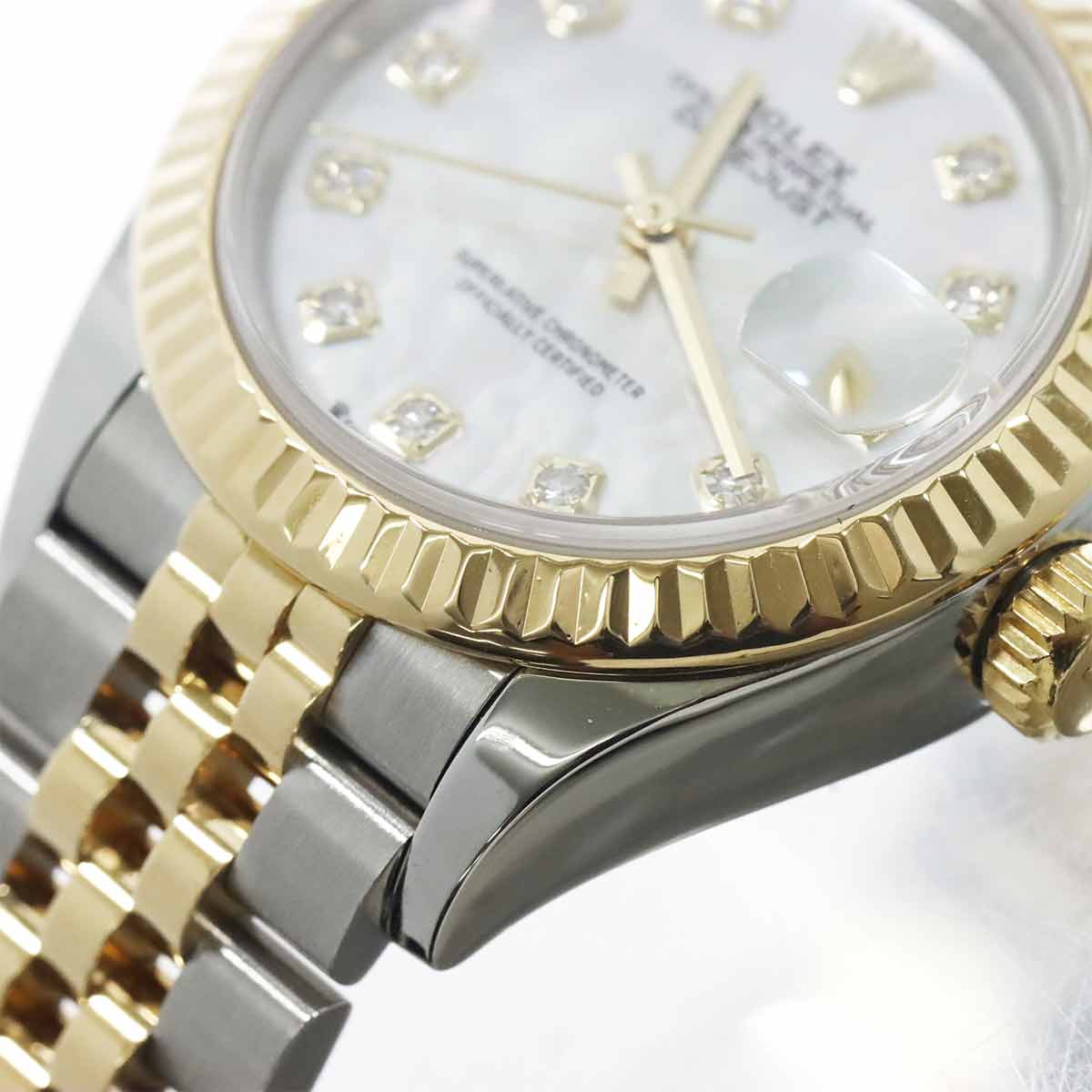 Datejust 279173NG Serial Random 750 YG White Shell Dial