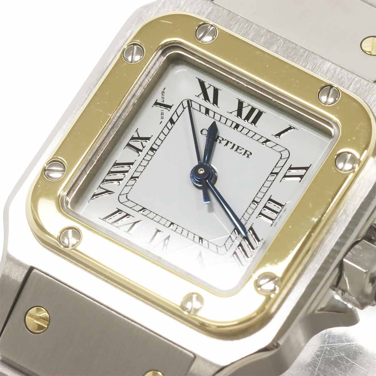 Santos Galbee Automatic Yellow Gold Ladies Watch
