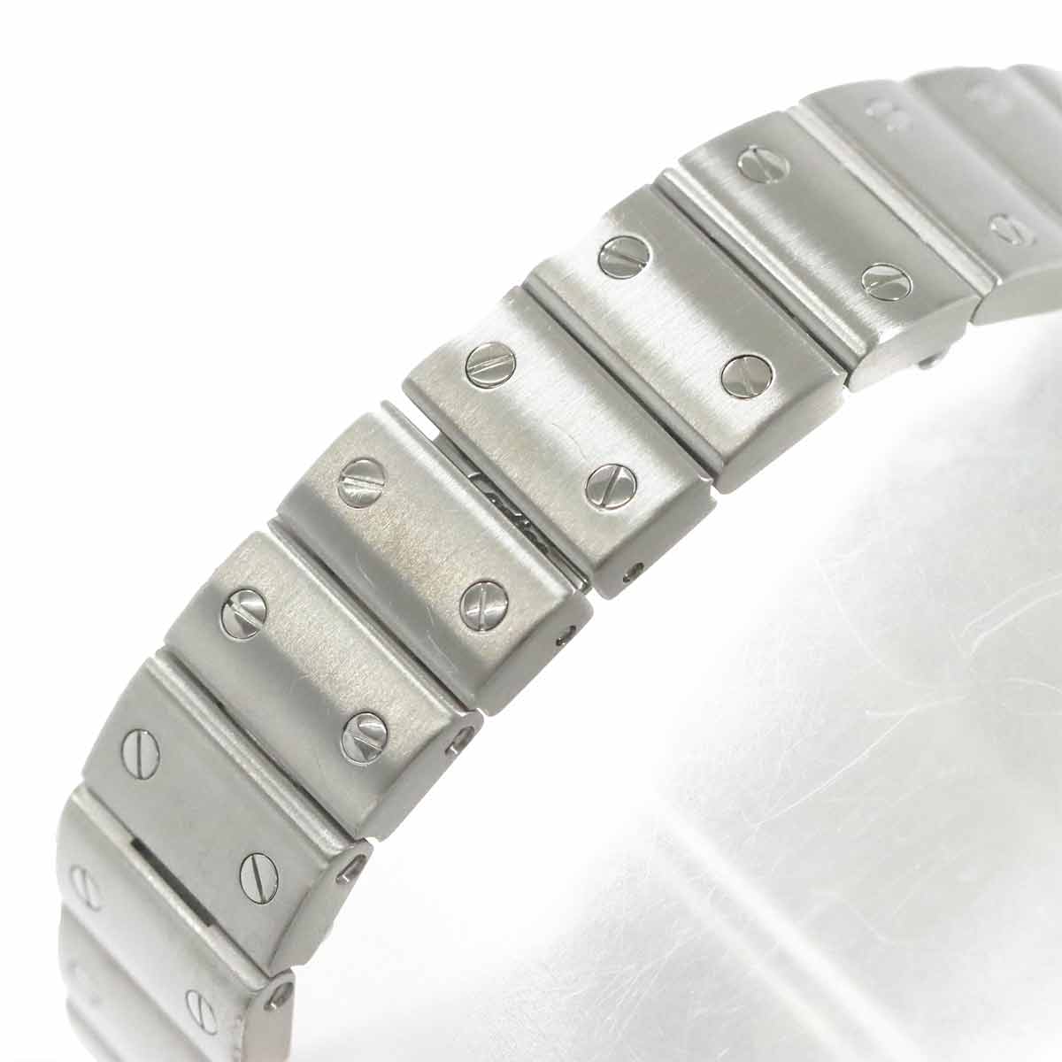 Santos Galbee SM W20017D6 Quartz Cream Dial Ladies Watch
