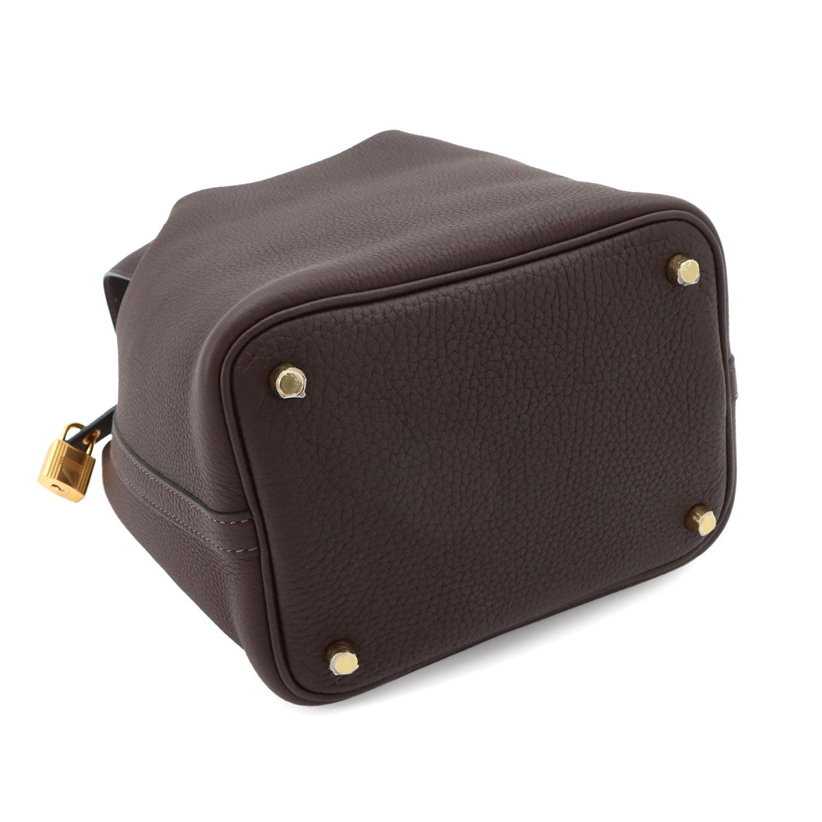 Picotin Lock PM Hand Bag Taurillon Clemence Rouge Sellier