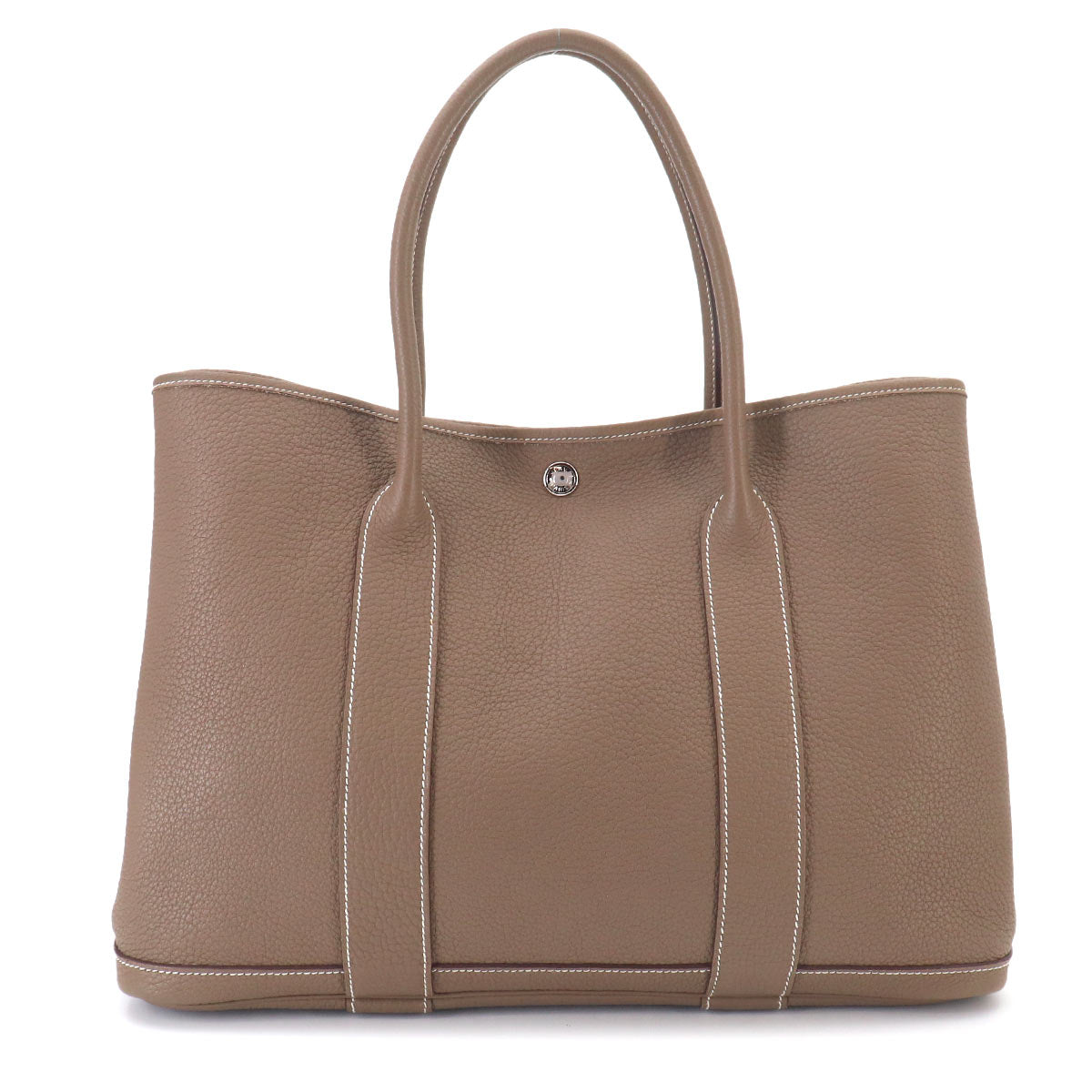 Garden Party PM Tote Bag Negonda Leather Etoupe Purse