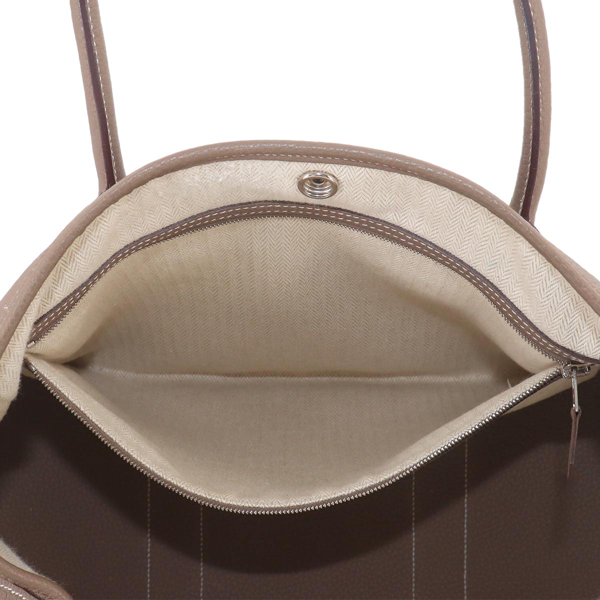 Garden Party PM Tote Bag Negonda Leather Etoupe Purse