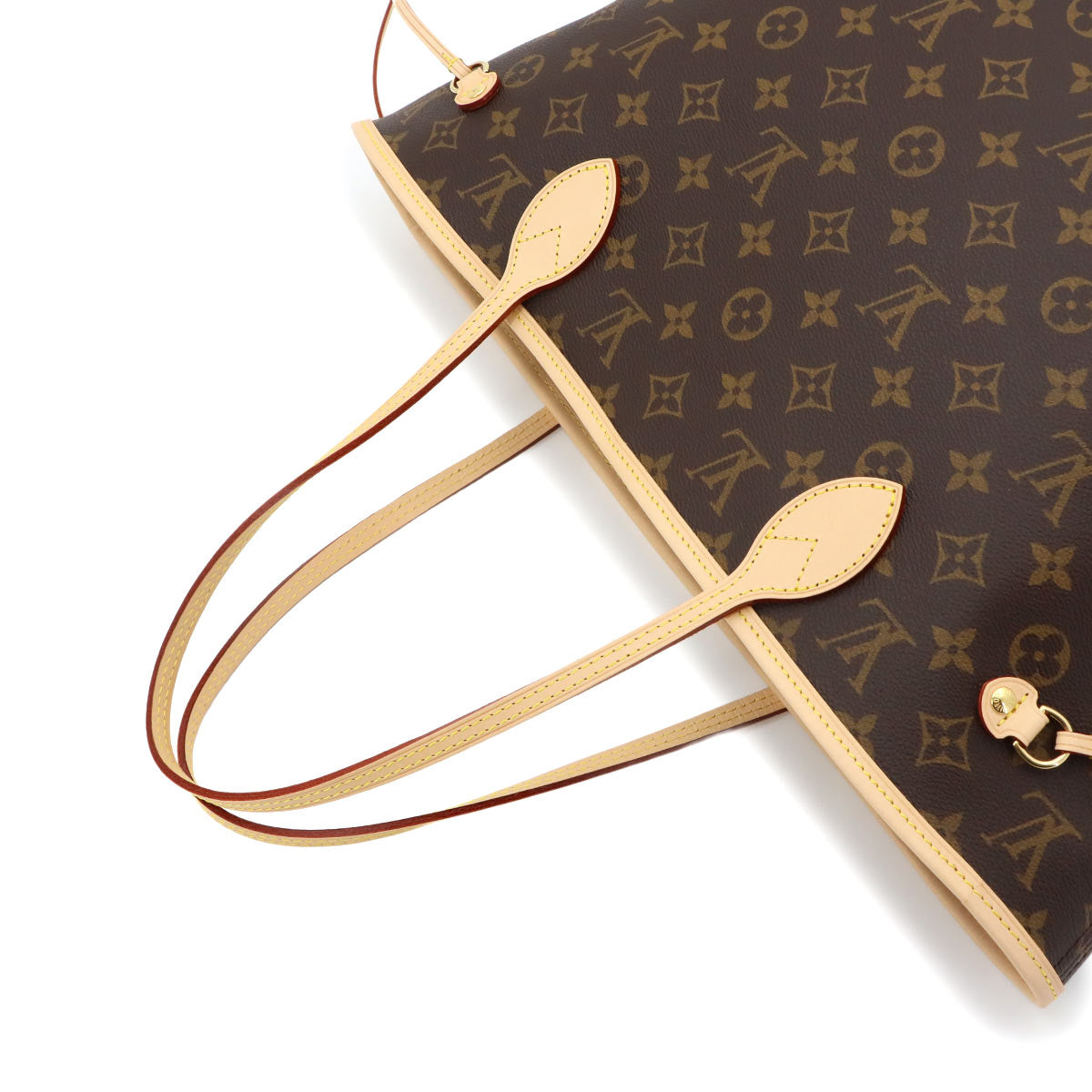Monogram Neverfull MM Tote Bag Beige M46975 Purse