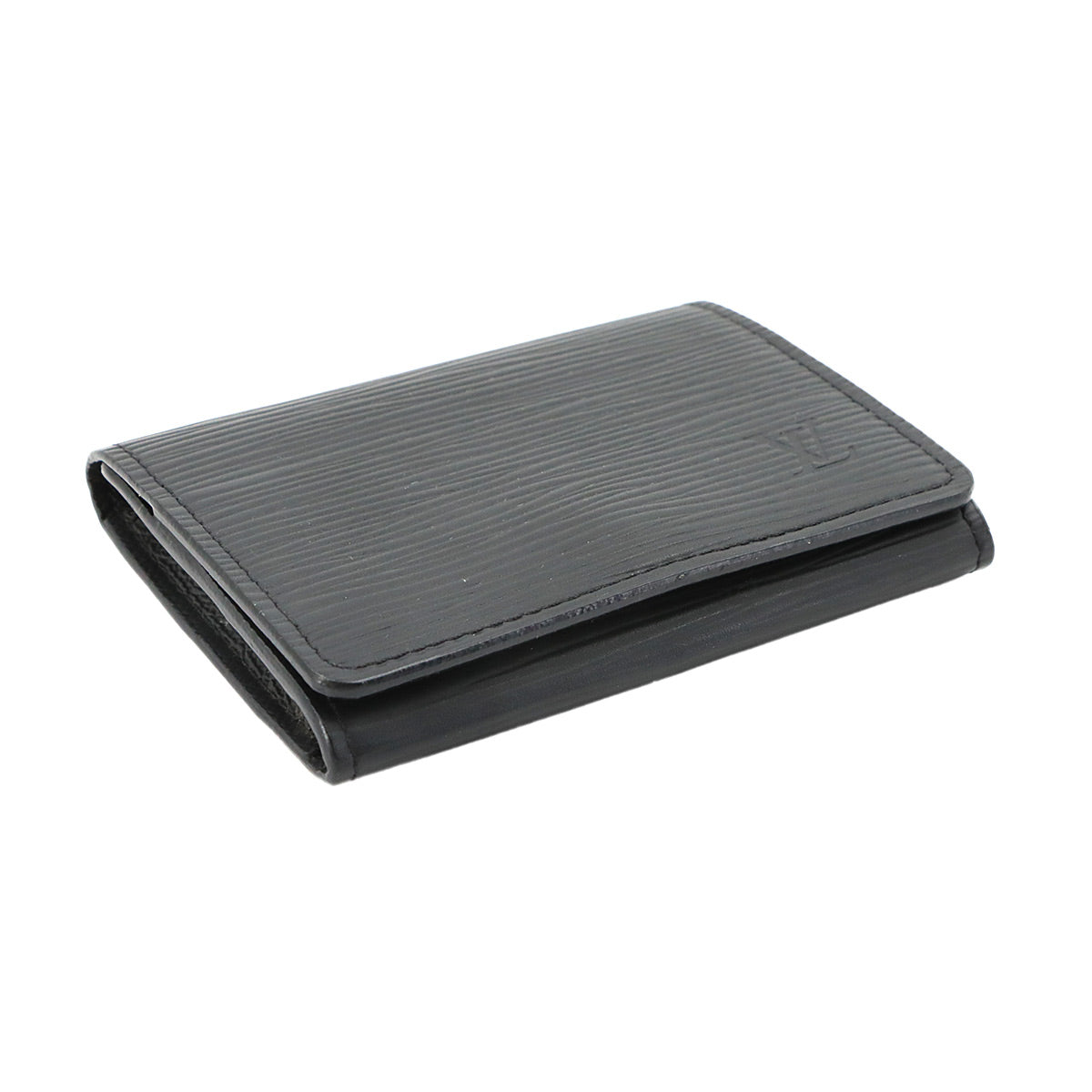 Epi Enveloppe Carte de Visite Card Case Black M62292
