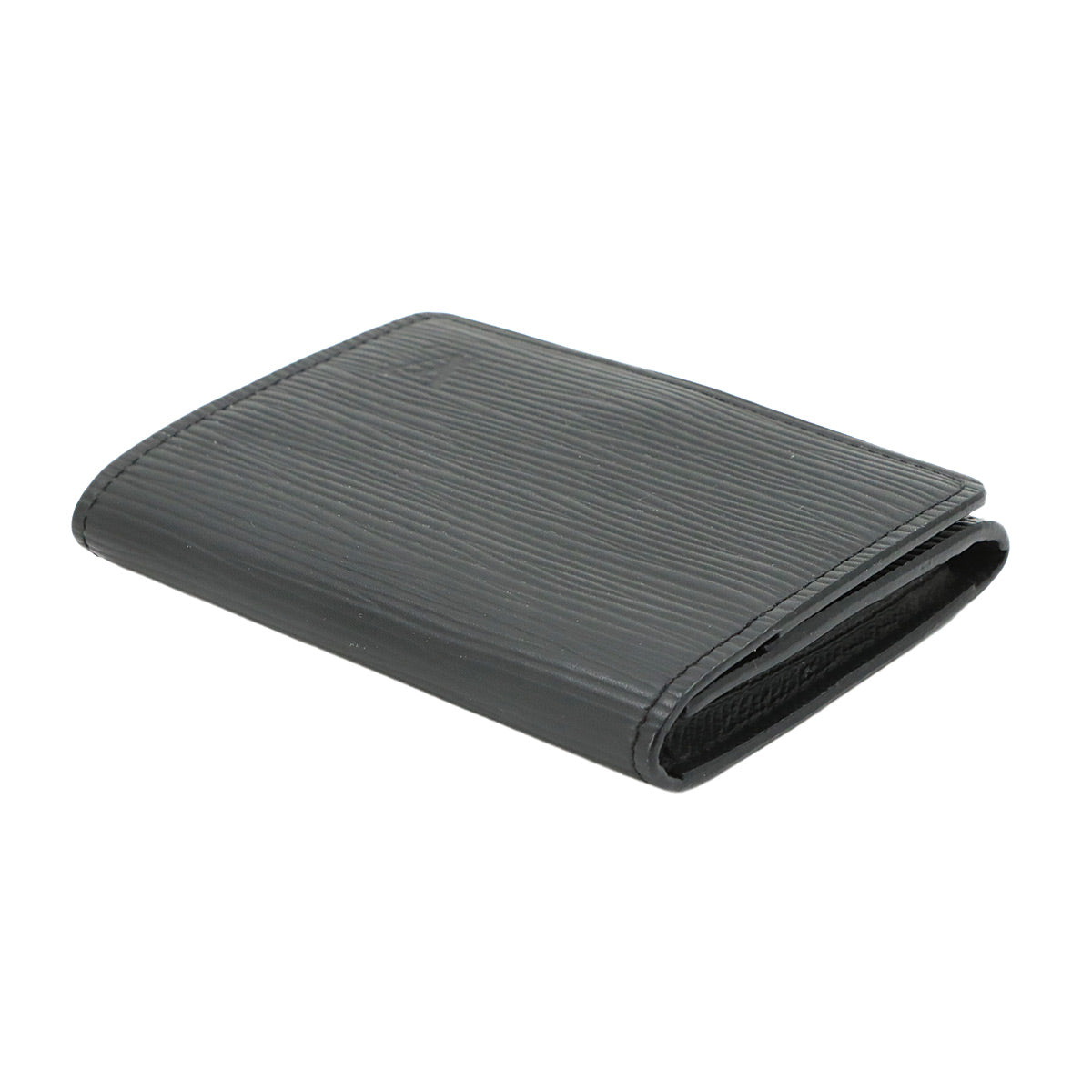 Epi Enveloppe Carte de Visite Card Case Black M62292