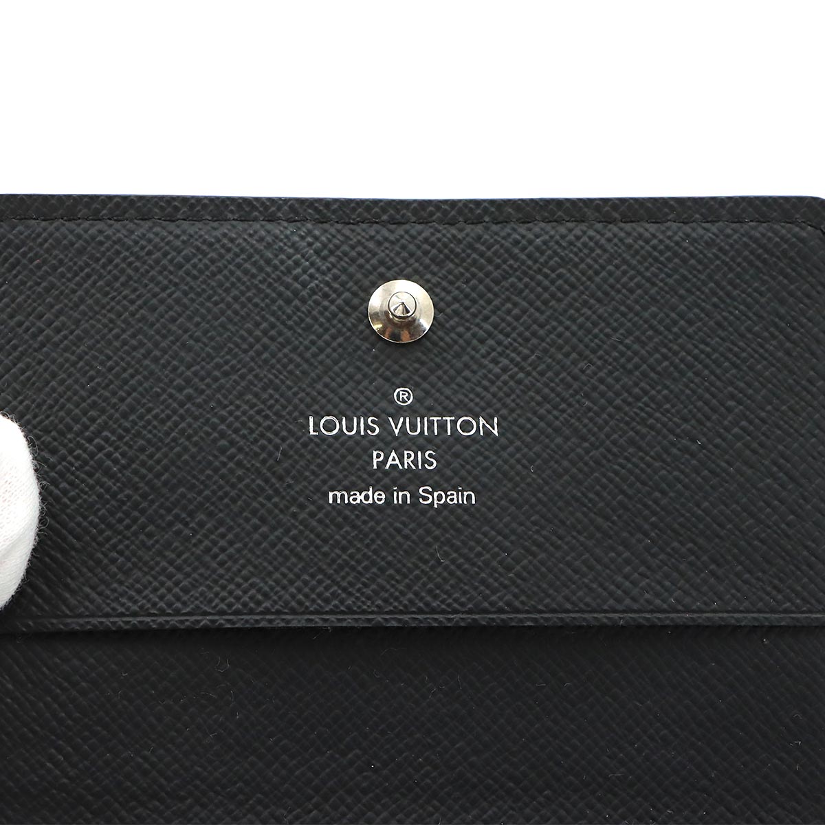 Epi Enveloppe Carte de Visite Card Case Black M62292