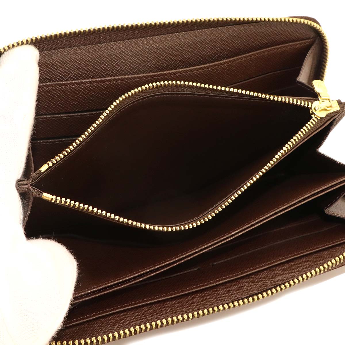 Damier Zippy Wallet Zipped Around Ebene N60015