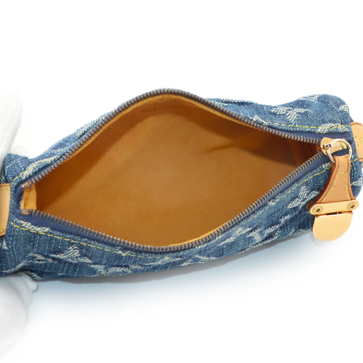 Monogram Denim Truth Speedy GM Pouch Blue M95082