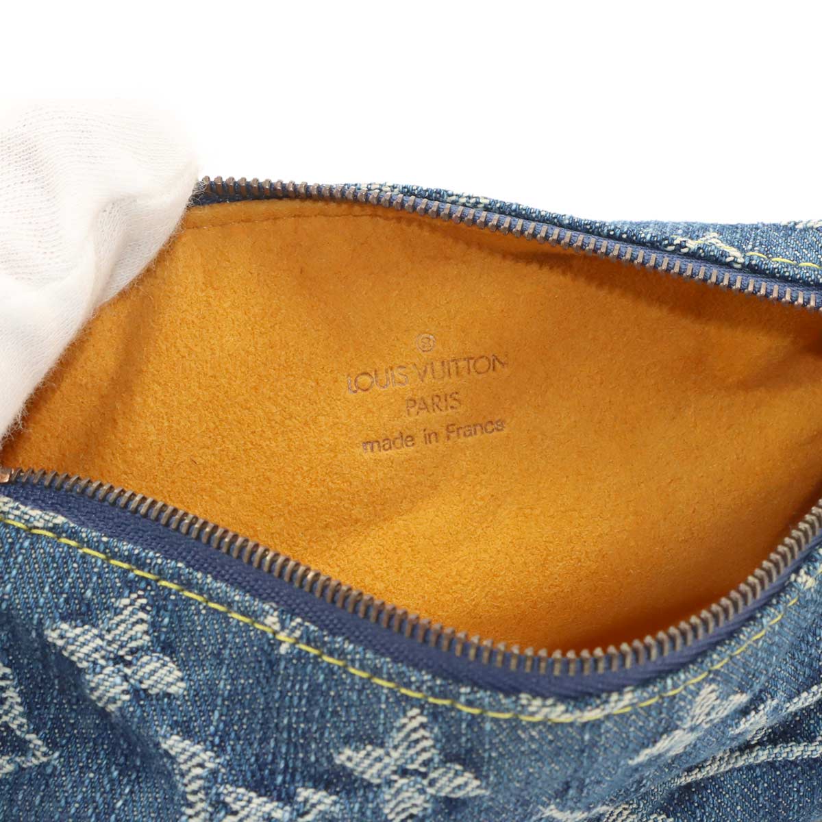 Monogram Denim Truth Speedy GM Pouch Blue M95082
