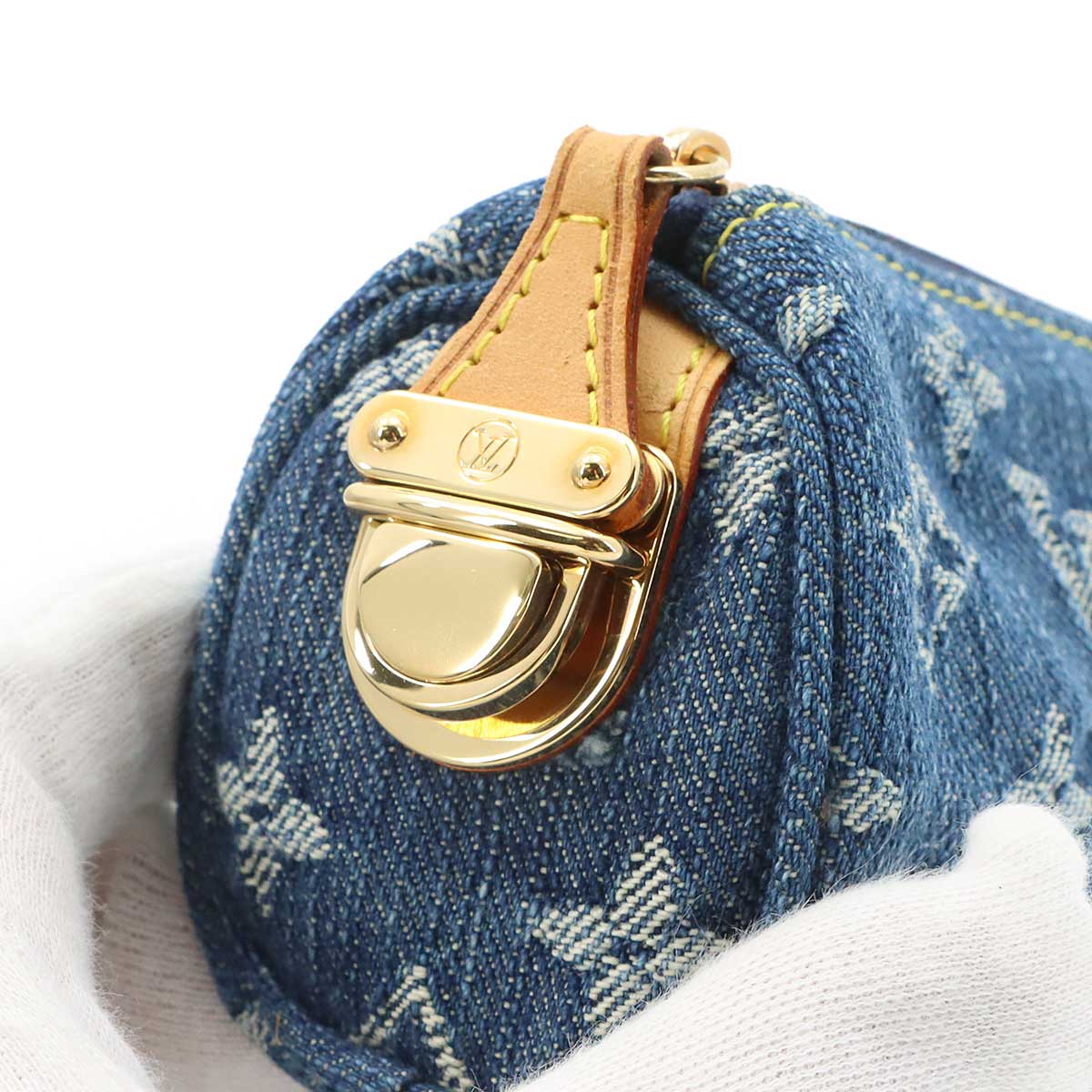 Monogram Denim Truth Speedy GM Pouch Blue M95082