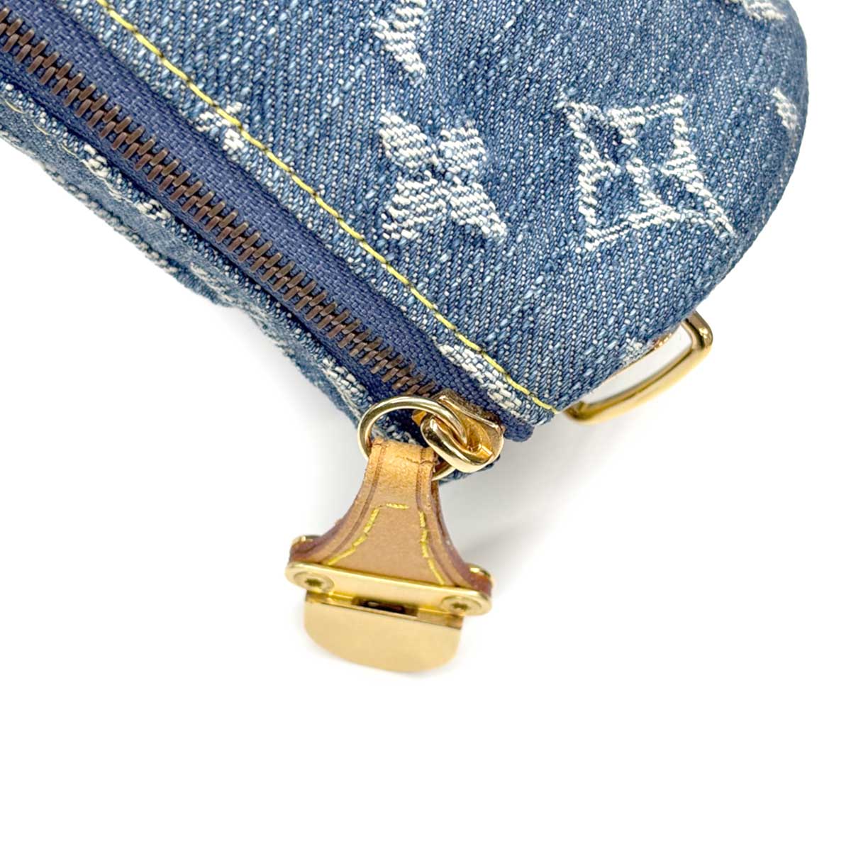 Monogram Denim Truth Speedy GM Pouch Blue M95082