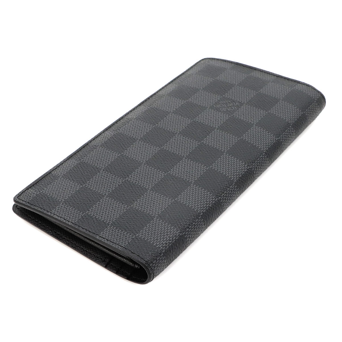 Damier Graphite Brazza Long Wallet Gray N62665 Purse