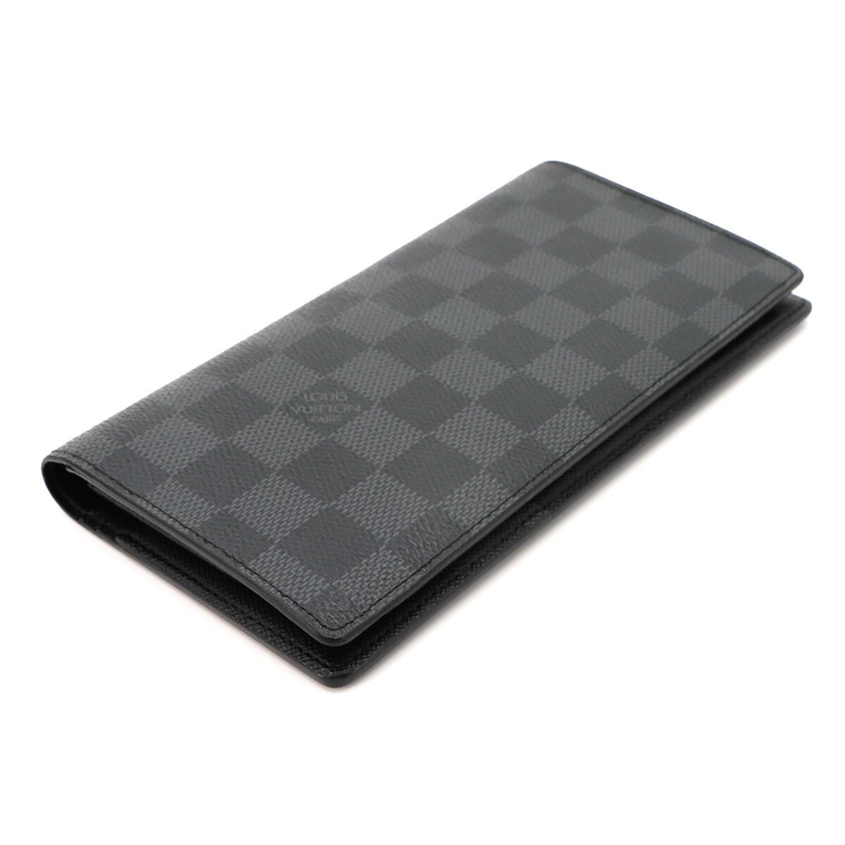 Damier Graphite Brazza Long Wallet Gray N62665 Purse