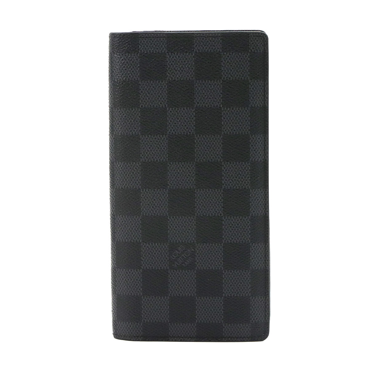 Damier Graphite Brazza Long Wallet Gray N62665 Purse