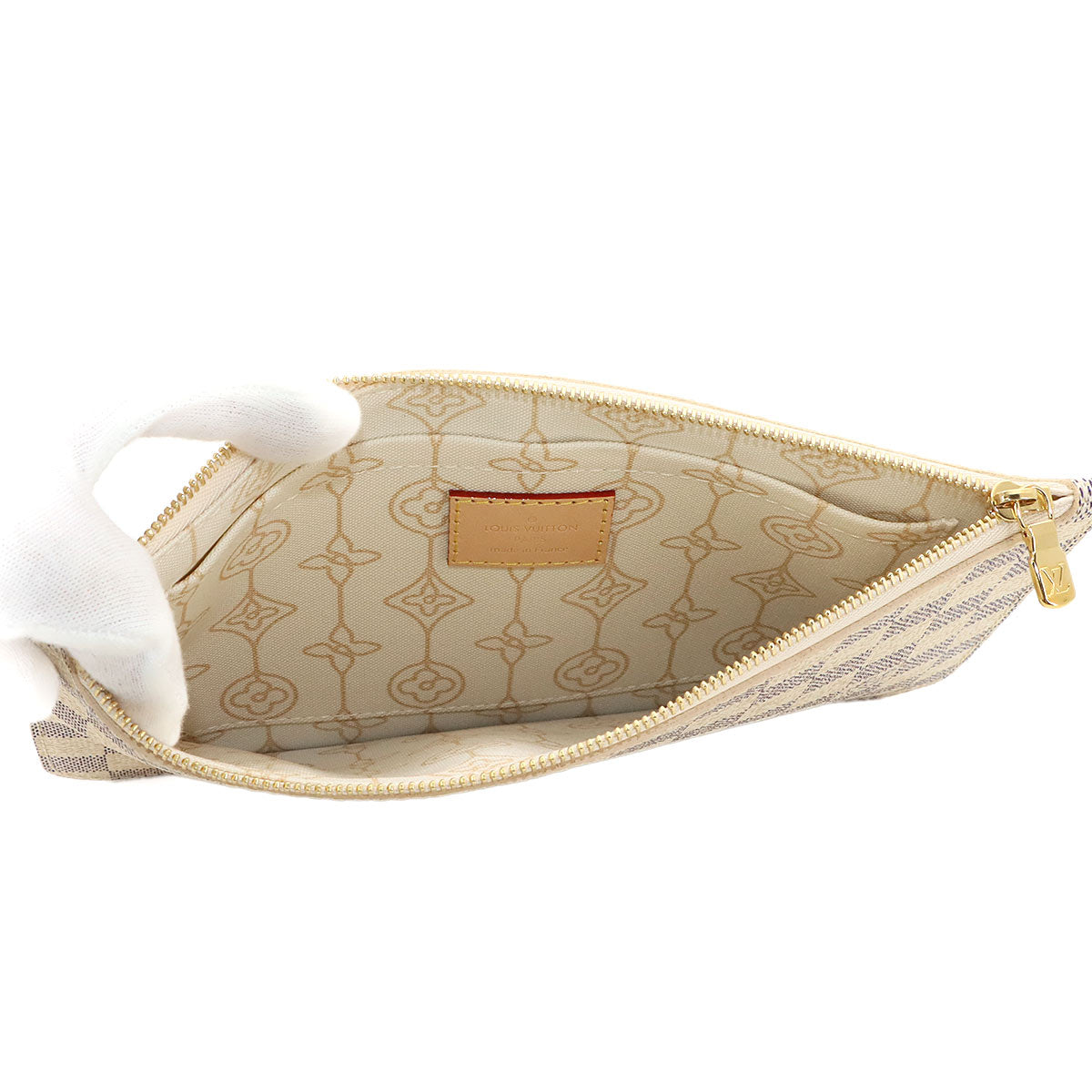 Damier Azur Pouch Beige Purse