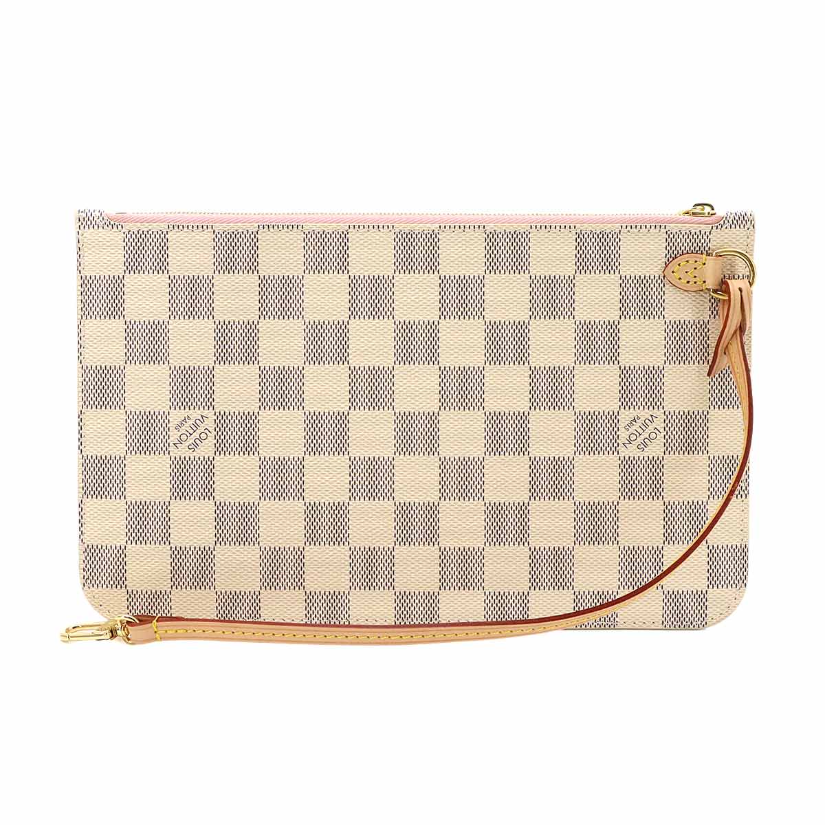 Damier Azur Pouch Rose Ballerine Purse