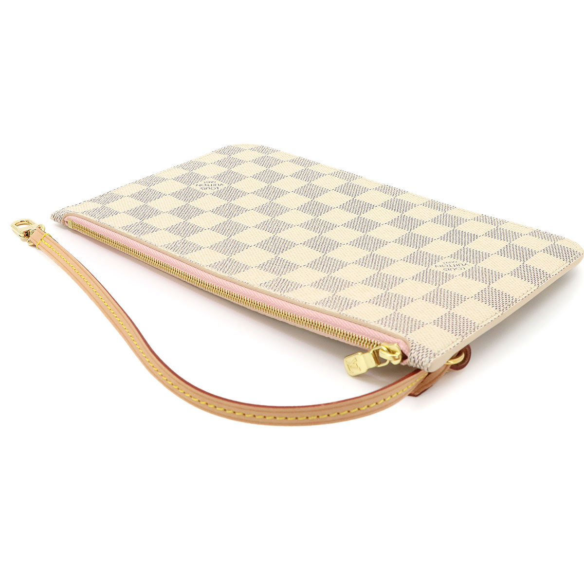 Damier Azur Pouch Rose Ballerine Purse