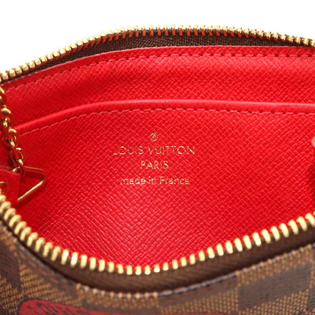 T&B Damier Pochette Cles Coin Case Key Case N61742