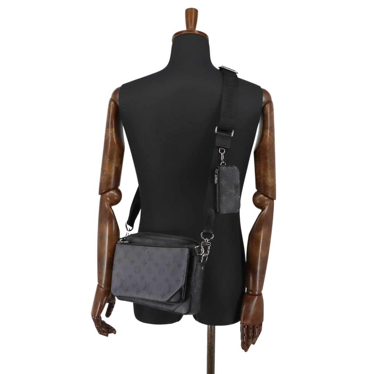 Monogram Eclipse Trio Messenger Shoulder Bag M69443 Purse