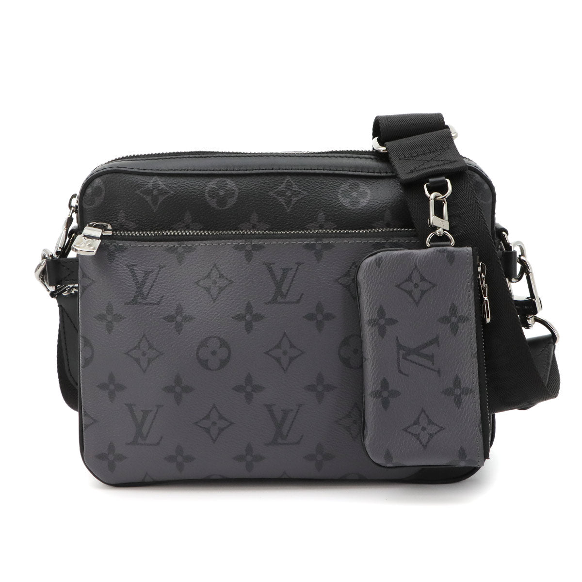 Monogram Eclipse Trio Messenger Shoulder Bag M69443 Purse