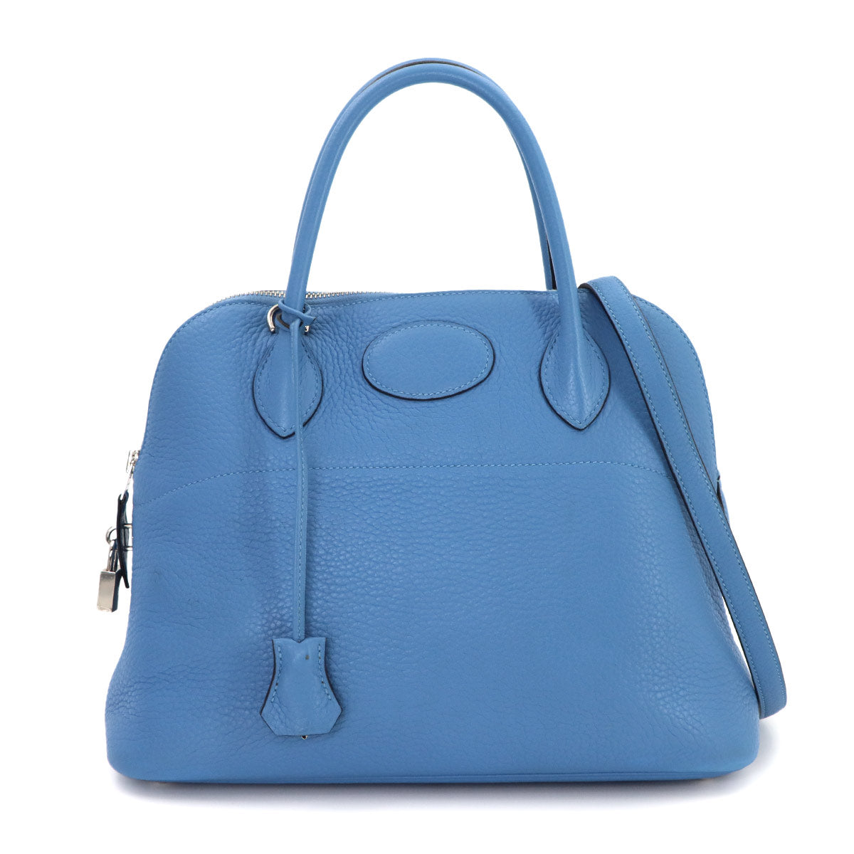 Bolide 31 2way Hand Shoulder Bag Taurillon Clemence Bleu Azur