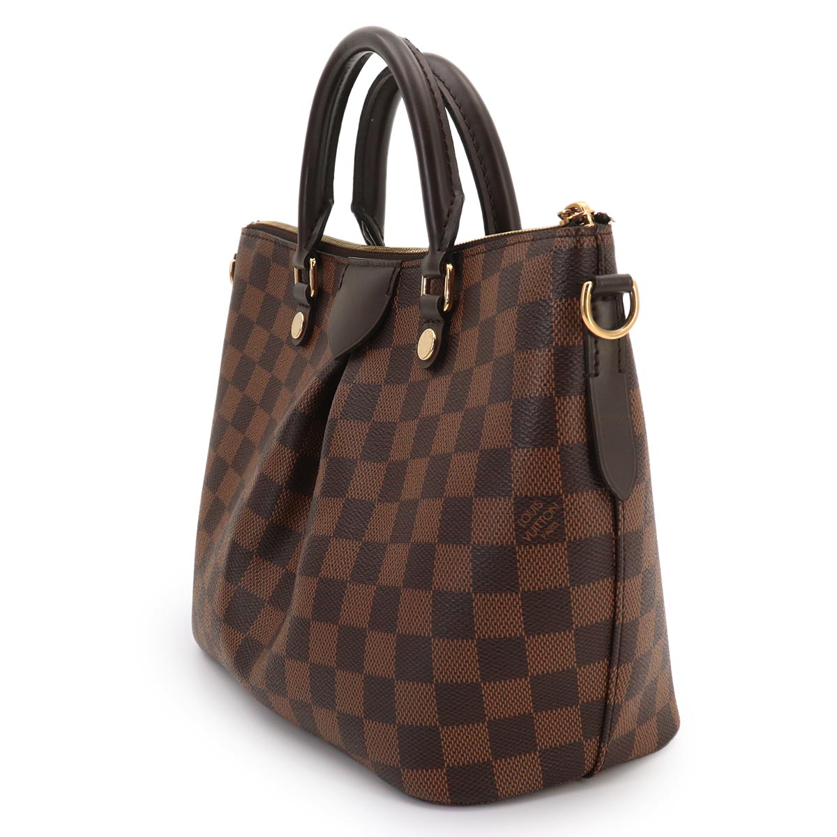 Damier Siena PM Hand Shoulder Bag Ebene Brown N41545