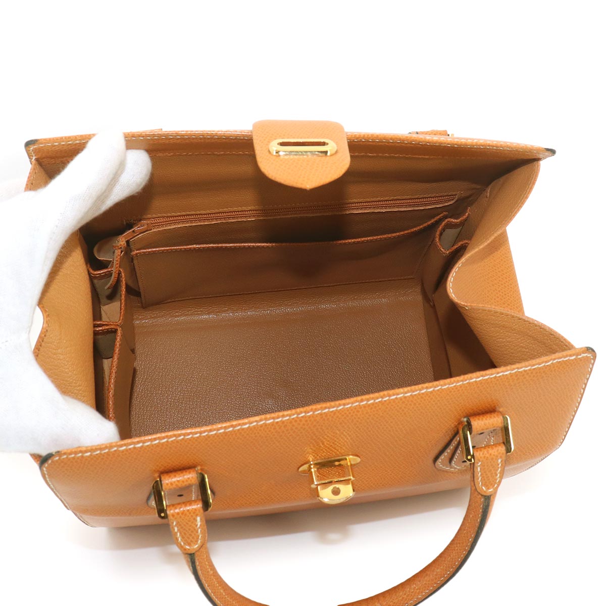 Orsay Hand Bag Leather Brown Purse