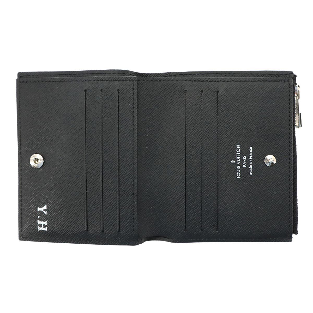 Damie Graphite Smart Compact Wallet Black Gray N64021