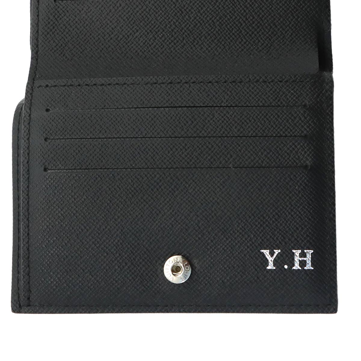 Damie Graphite Smart Compact Wallet Black Gray N64021