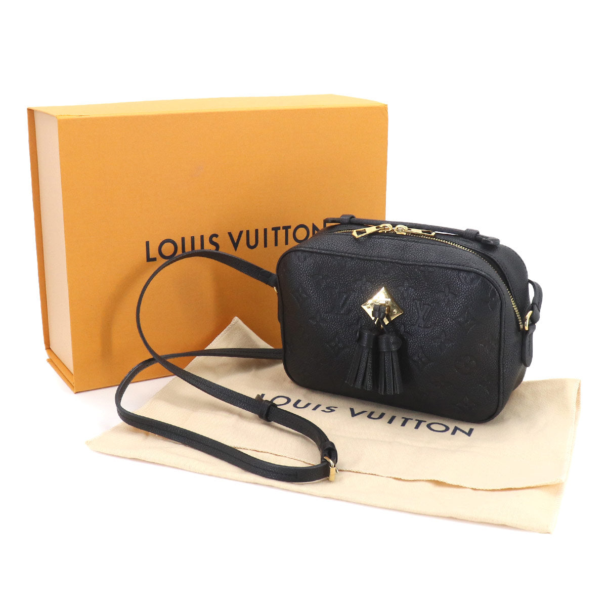 Monogram Empreinte Saintonge Shoulder Bag Noir M44593