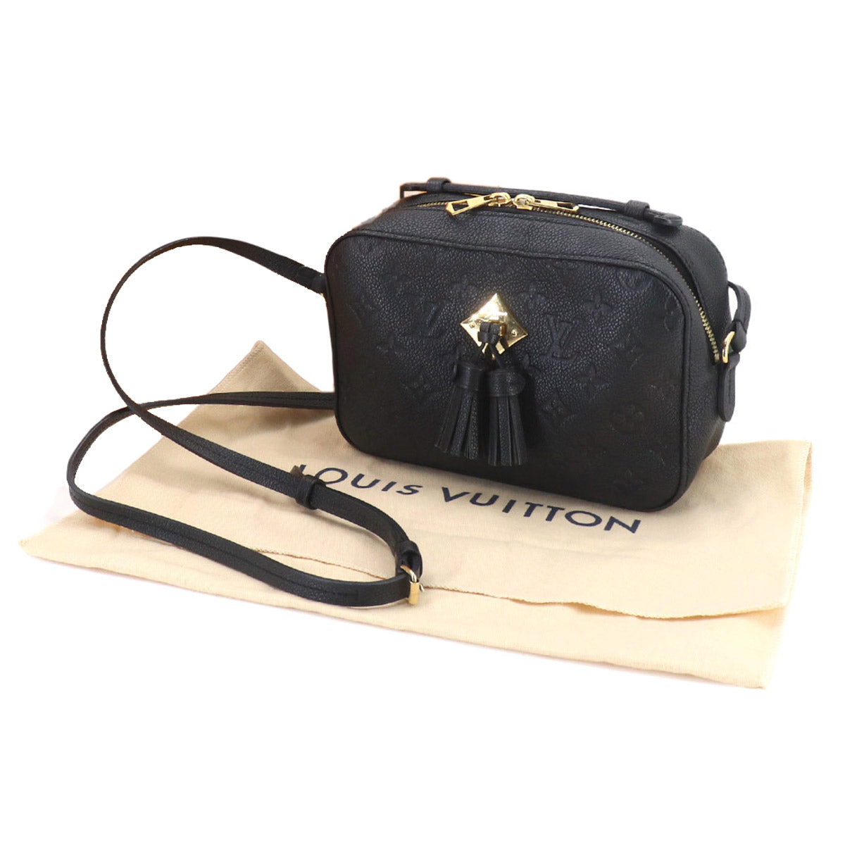 Monogram Empreinte Saintonge Shoulder Bag Noir M44593