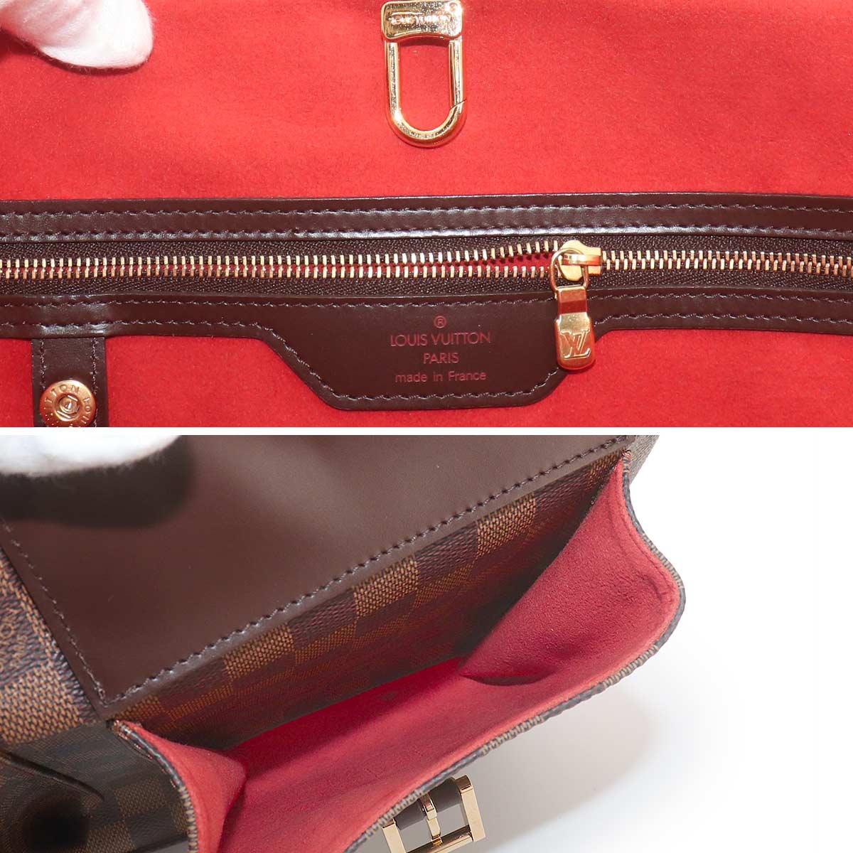Damier Manosque GM Tote Bag Ebene N51120 Purse