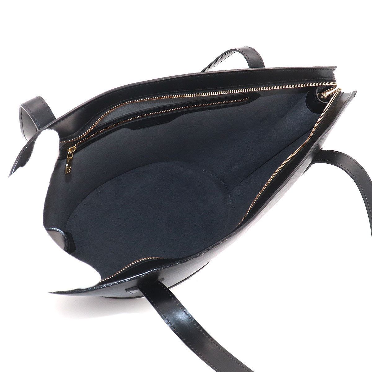 Epi Saint Jacques Shopping Tote Bag Leather Noir M52262