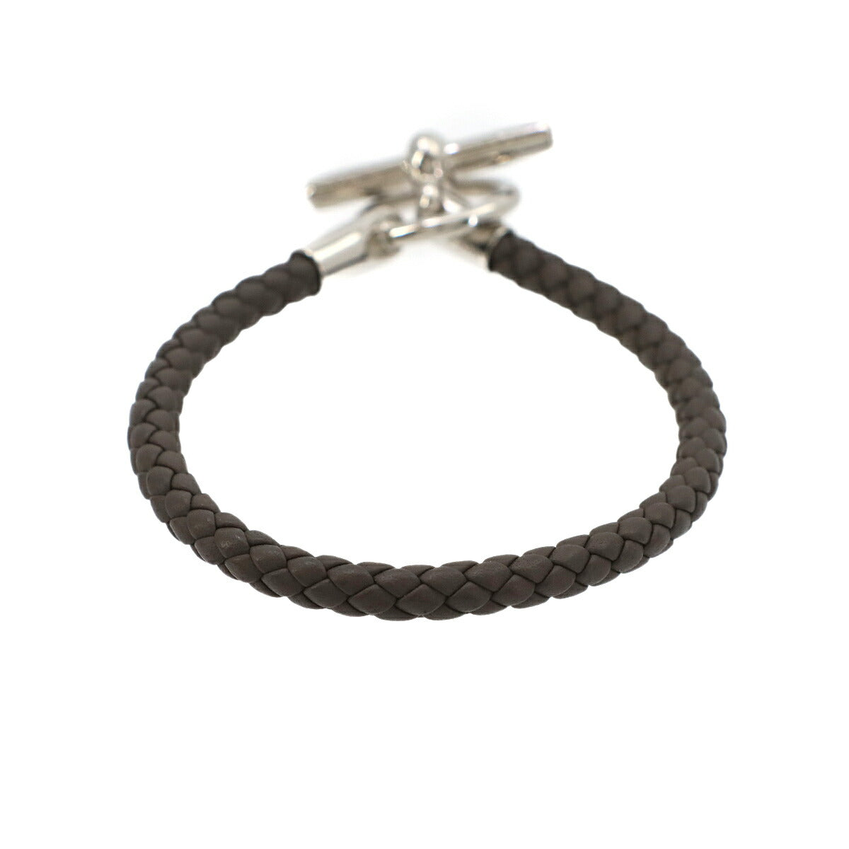 Glenan Bracelet Leather Gray Silver Accessory