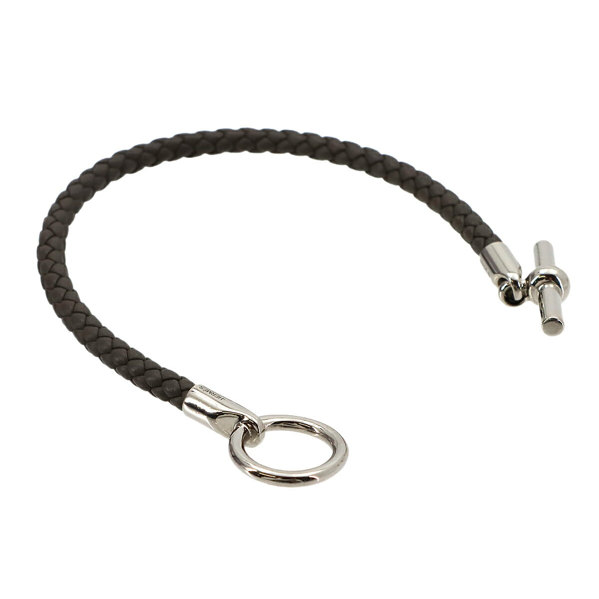 Glenan Bracelet Leather Gray Silver Accessory