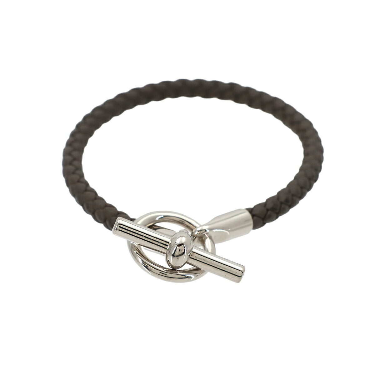 Glenan Bracelet Leather Gray Silver Accessory