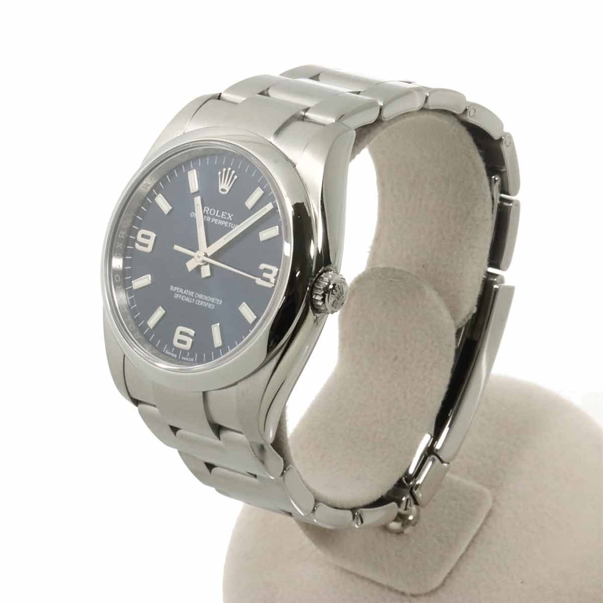 Air King 114200 Serial Random Automatic Blue Dial Mens Watch