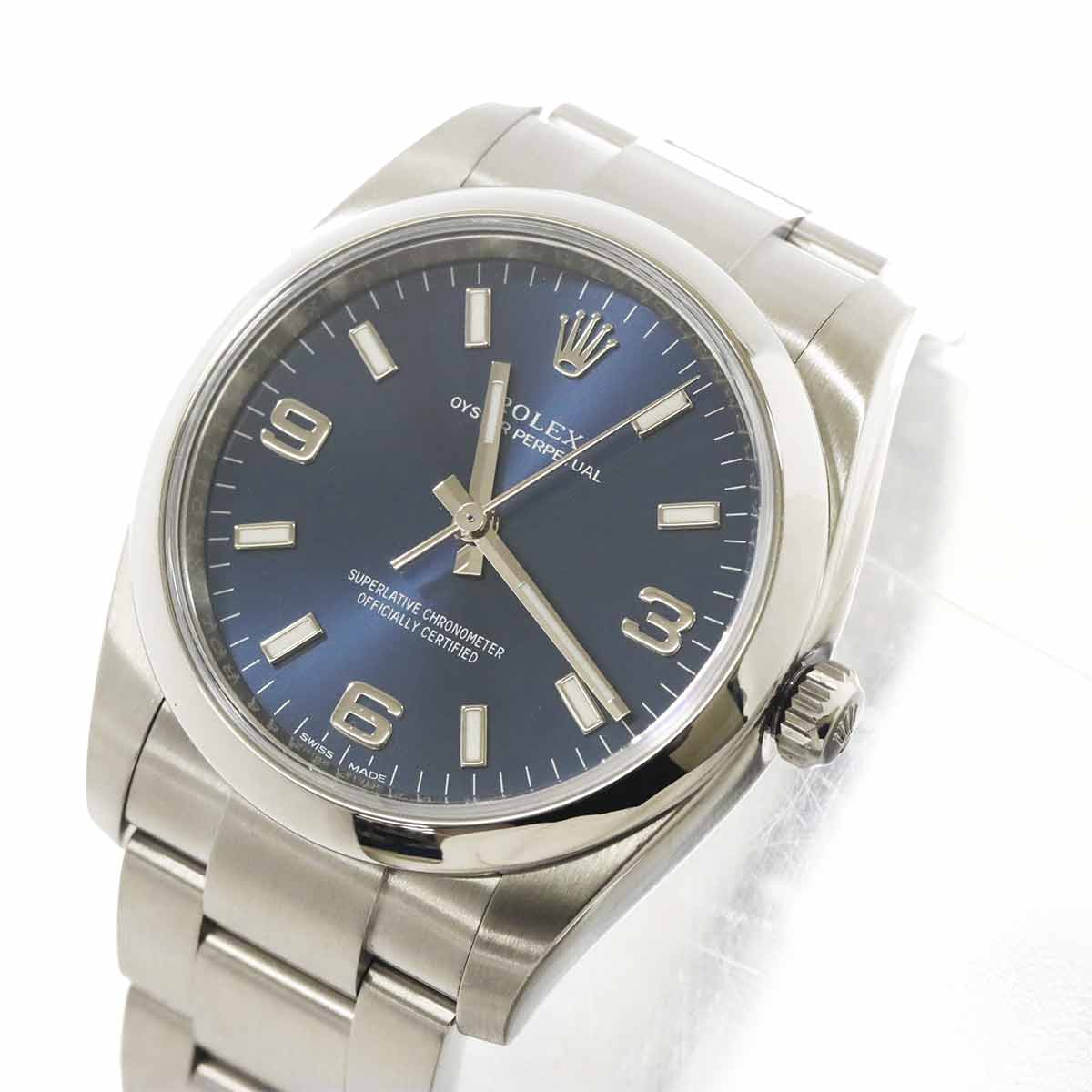 Air King 114200 Serial Random Automatic Blue Dial Mens Watch