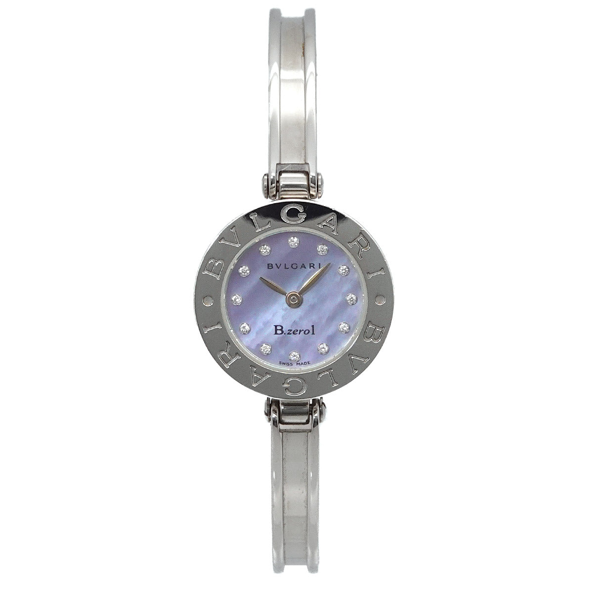 B-Zero1 BZ22S Bangle Watch Quartz Blue Shell Dial Ladies