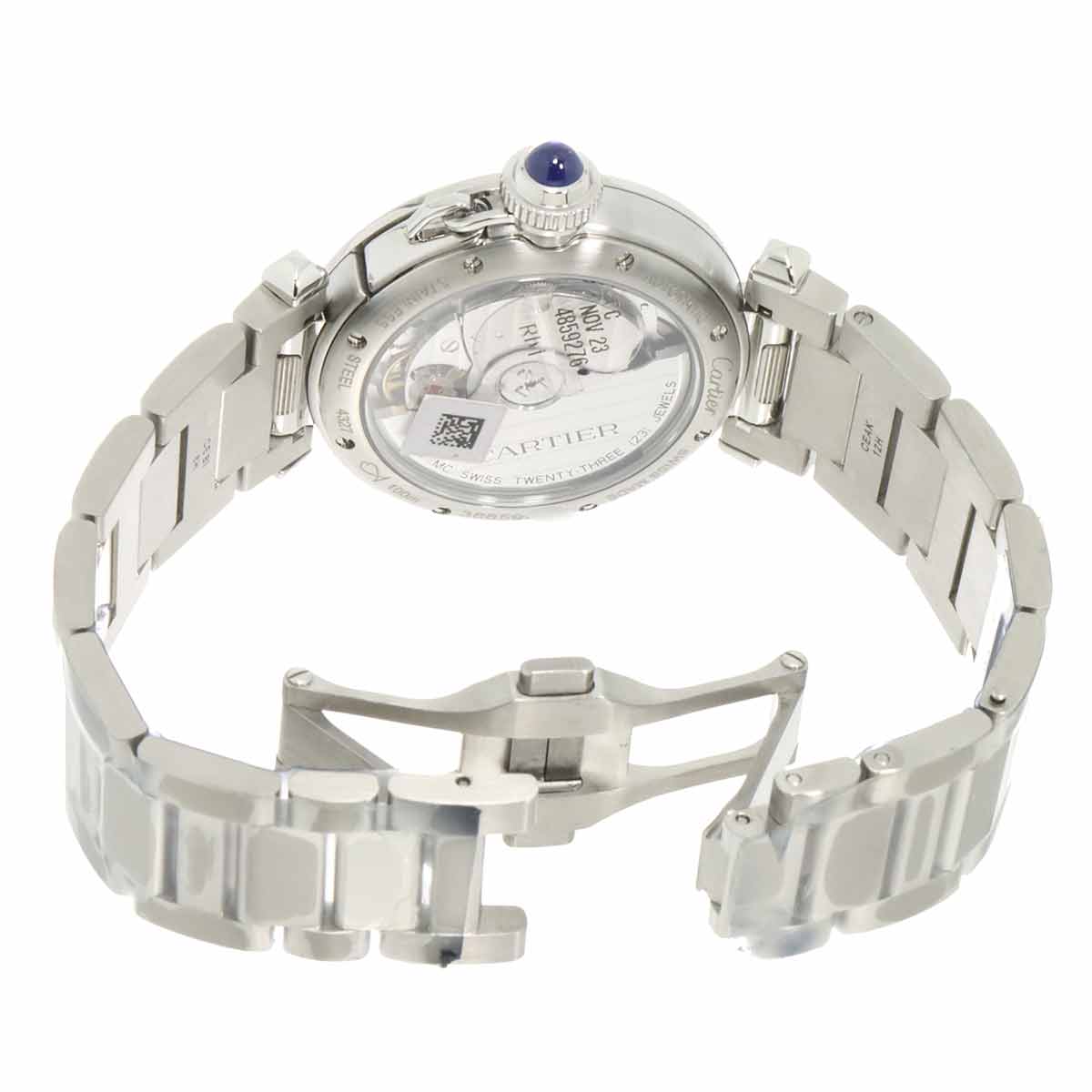 Pasha de Cartier WSPA0032 Automatic Red Dial Boys Watch