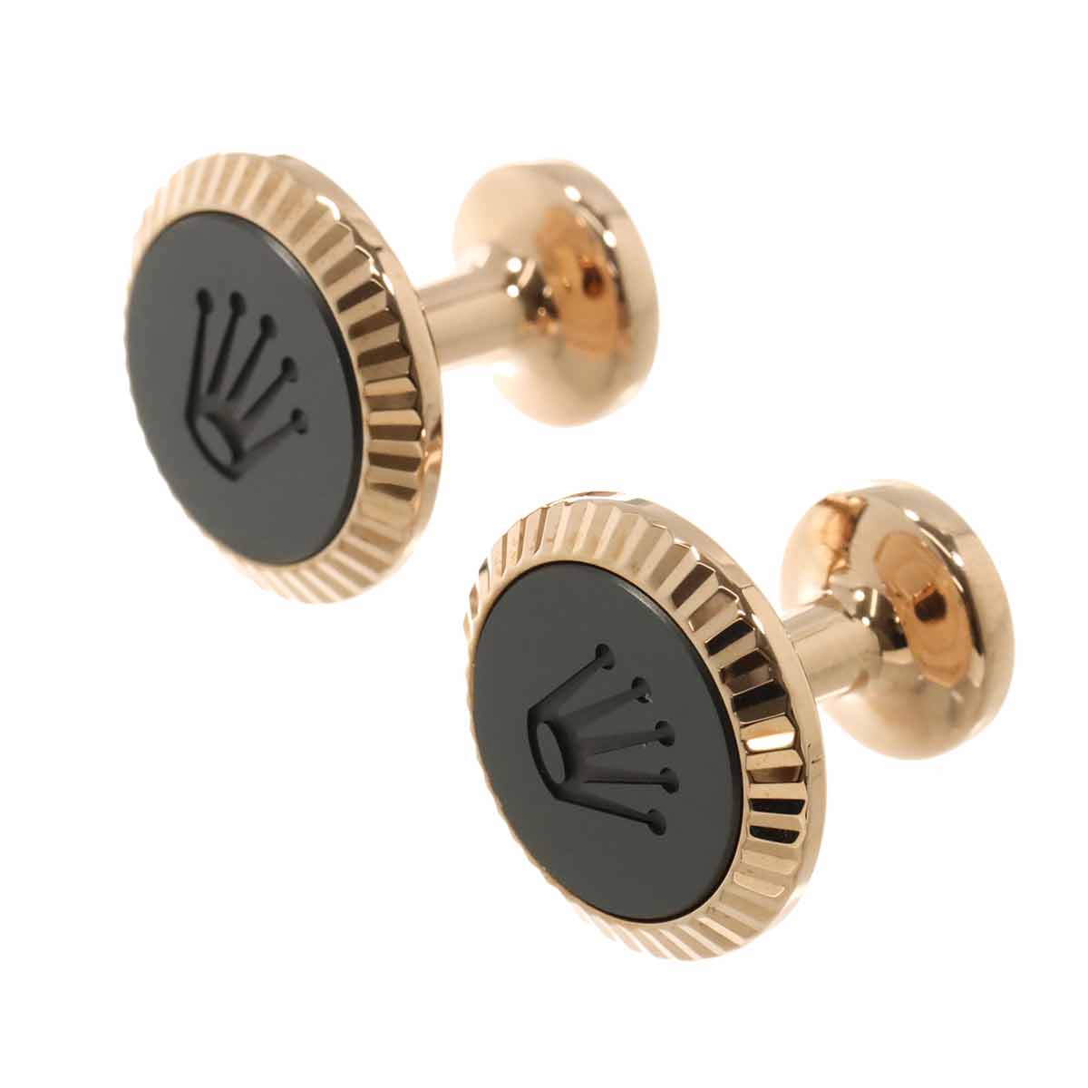 ROLEX cufflinks A1035BLACK 750PG