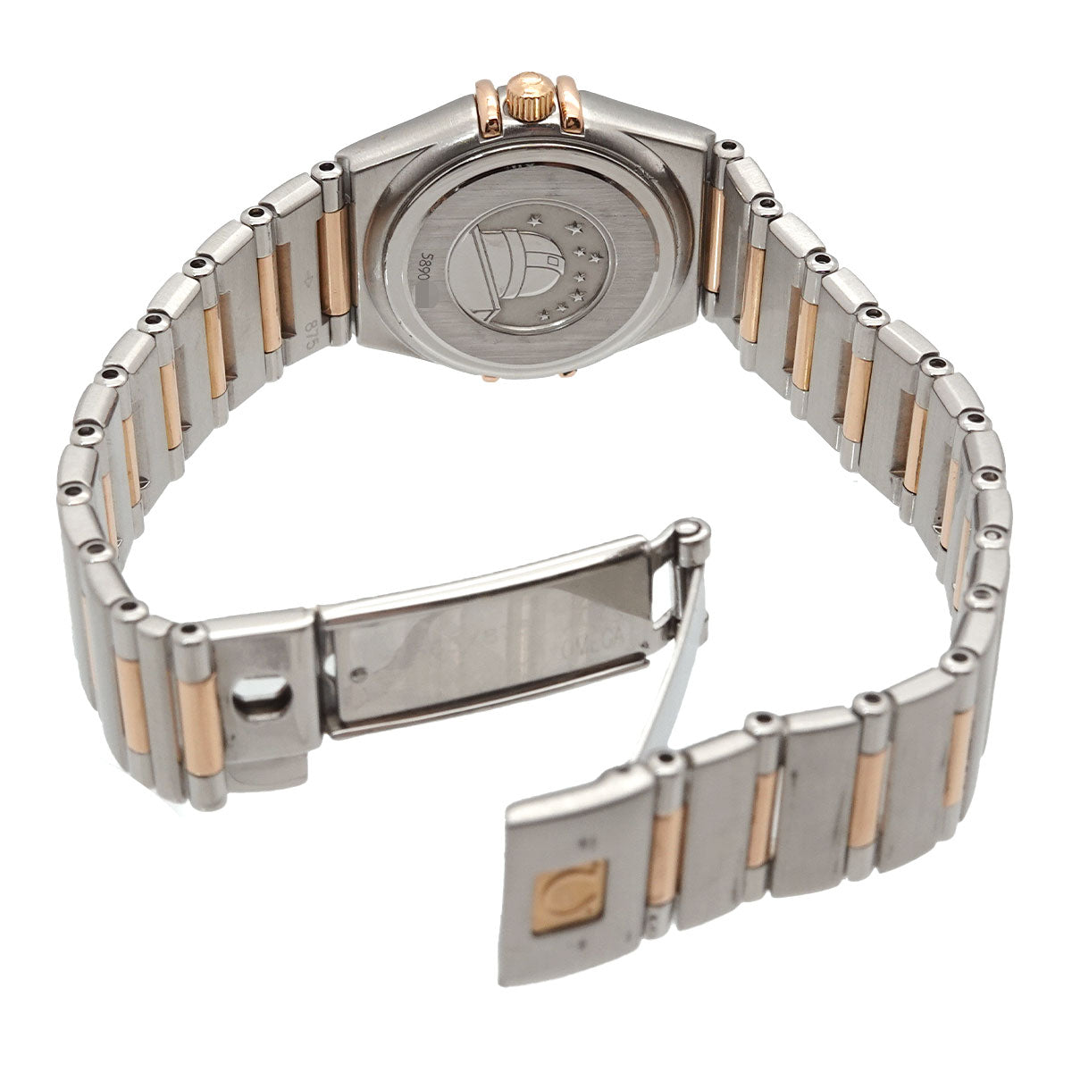 Constellation My Choice 1365.71 Diamond Bezel YG White Shell