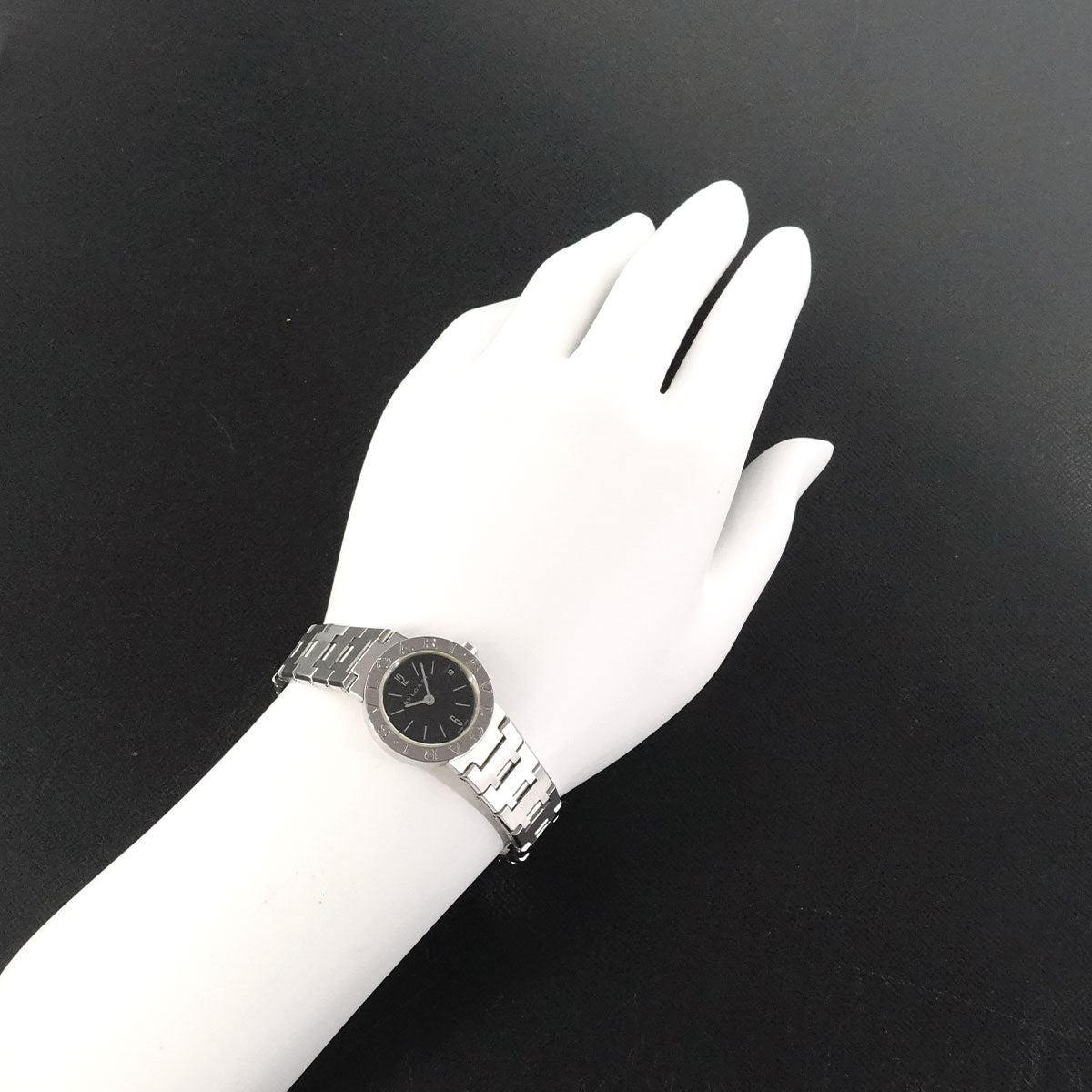 BVLGARIBVLGARI BB23SS Quartz Black Dial Ladies Watch