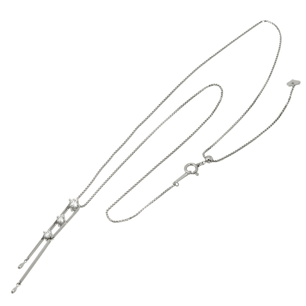 Diamond 0.30ct Necklace Pt Platinum