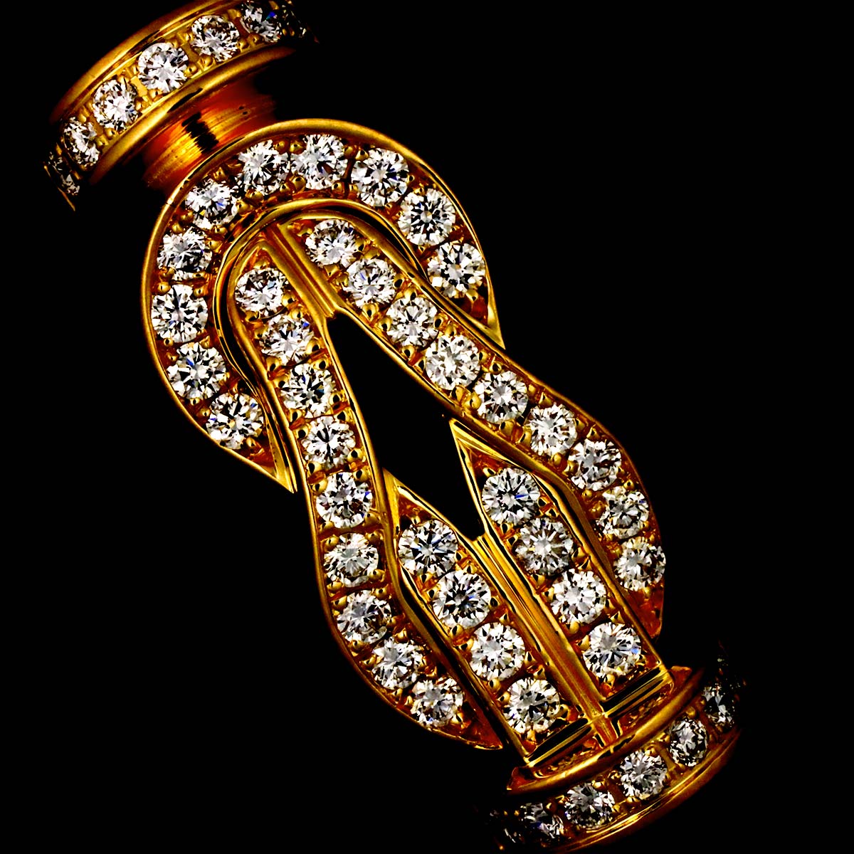 Chance Infini Full Diamond Bracelet MM 18K WG 750 size18