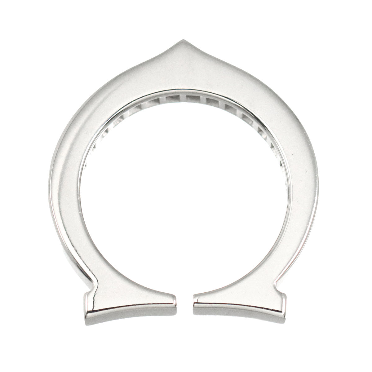 C flat Diamond Ring 18K White Gold 750 size47 4(US)