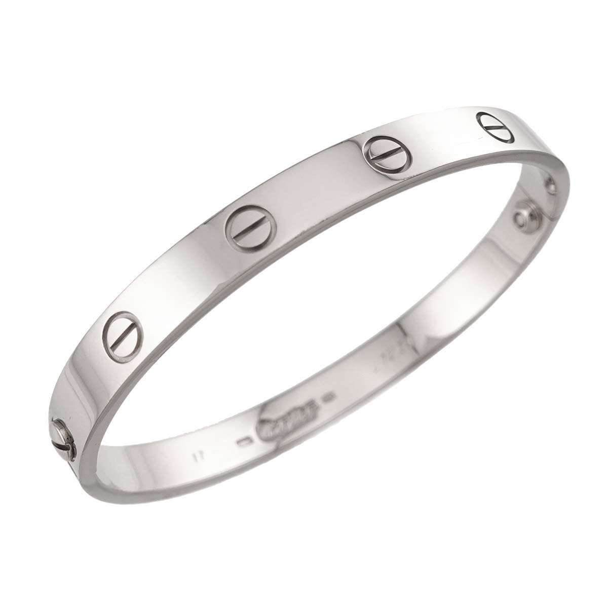Love Bracelet Bangle 18K WG 750 Size17