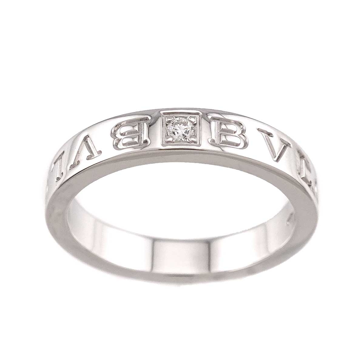 B-ZERO1 Diamond 1P Ring 18K WG 750 size8.25(US)