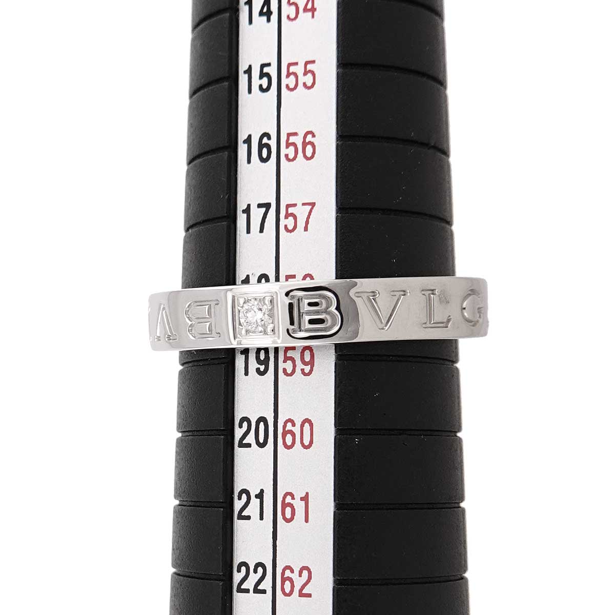 B-ZERO1 Diamond 1P Ring 18K WG 750 size8.25(US)
