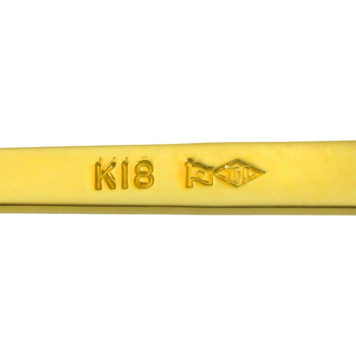 ear pick cleaning 18K K18 YG Yellow Gold 750